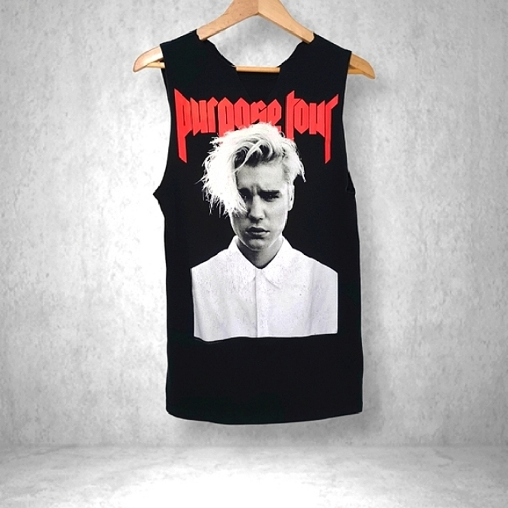 Justin Bieber "Purpose Tour" Muscle Tee - Size M